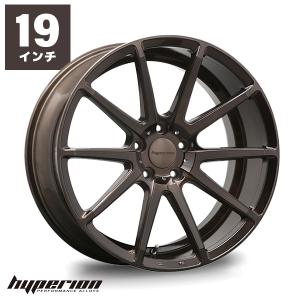 ハイペリオン CVX 19インチ 8.5J 35/45 5-114.3 ホイール1本 グロスブロンズクリアー | MLJ エムエルジェイ hyperion レクサスIS セルシオ クラウン｜mostprice