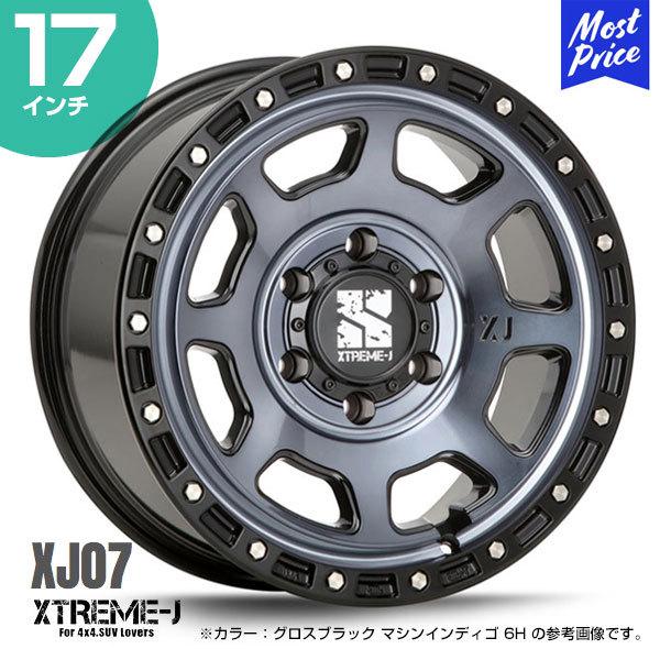 エクストリームJ XTREME-J XJ07 17インチ 8.0J 20 6-139.7 グロスブラ...