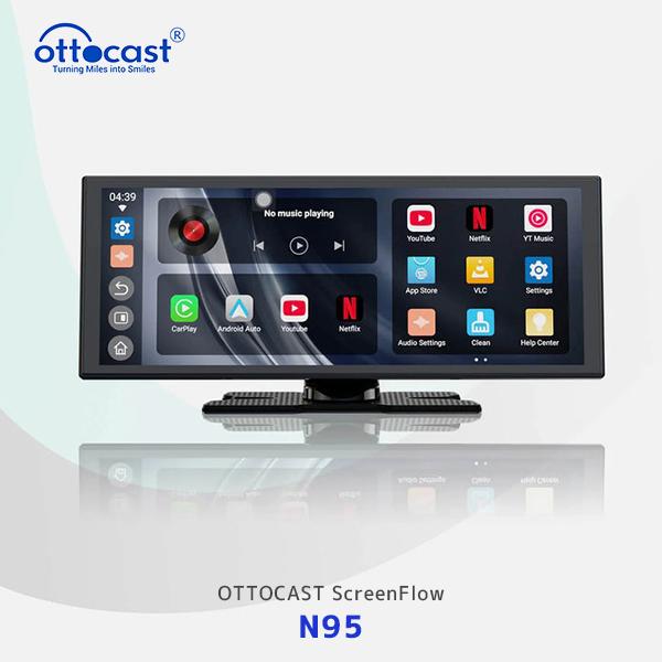 オットキャスト ScreenFlow〔N95〕| スクリーンフロー 11.4インチ カーナビ 全車種...