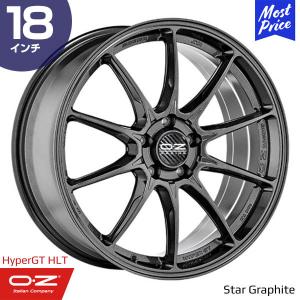 OZ Racing HyperGT-HLT オーゼットレーシング ハイパーGT HLT 18インチ 7.5J 41 5-112 スターグラファイト ホイール1本 | 10スポーク アルミホイール｜mostprice