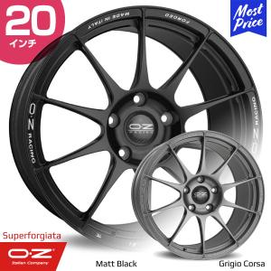 OZ Atelier Forged オーゼット アテリア フォージド スーパーフォージアータ 20インチ 10.0J 38 5-114.3 グリジオコルサ マットブラック ホイール1本 | 鍛造｜mostprice