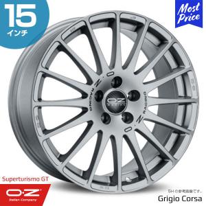 OZ Racing Superturismo-GT オーゼットレーシング スーパーツーリズモGT 15インチ 6.5J 18 4-108 グリジオコルサ ホイール1本 | マルチスポーク アルミホイール｜mostprice