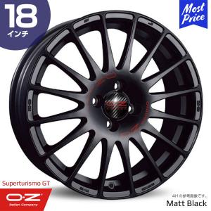 OZ Racing Superturismo-GT オーゼットレーシング スーパーツーリズモGT 18インチ 7.0J 20 4-108 ブラック ホイール1本 | マルチスポーク アルミホイール｜mostprice