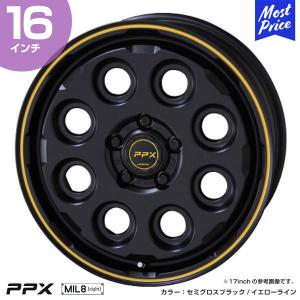 共豊 PPX MIL:8 ピーピーエックス ミルエイト 16インチ 5.5J 20 5