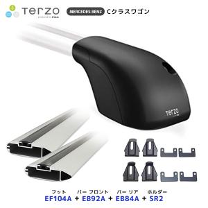 TERZO ルーフキャリア取付 セット ベンツ Cクラスワゴン W205 フット〔EF104A〕フロントバー〔EB92A〕リアバー〔EB84A〕取付ホルダー〔SR2〕| PIAA ピア｜mostprice