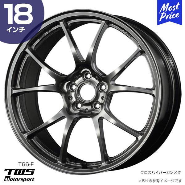 TWS Motorsport T66-F 18インチ 8.5J 48 5-130 グロスハイパーガン...