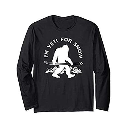 Im Yeti For Snow Shirt, Funny Skiing Long Sleeve A...