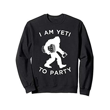 I Am Yeti To Party Mountain Snowman Sweatshirt App...