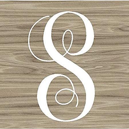 Monogram Letter Decal. Any letter. Choose the lett...