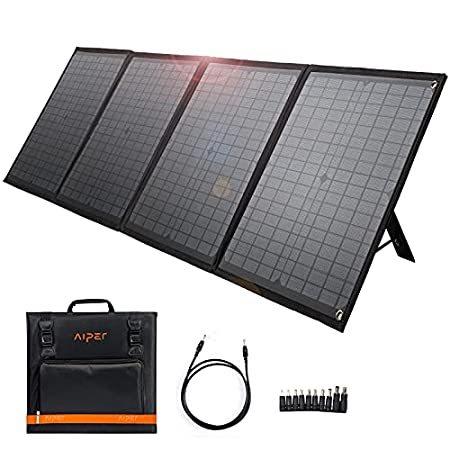 AIPER Portable Solar Panel 60W for Suaoki/Jackery/...