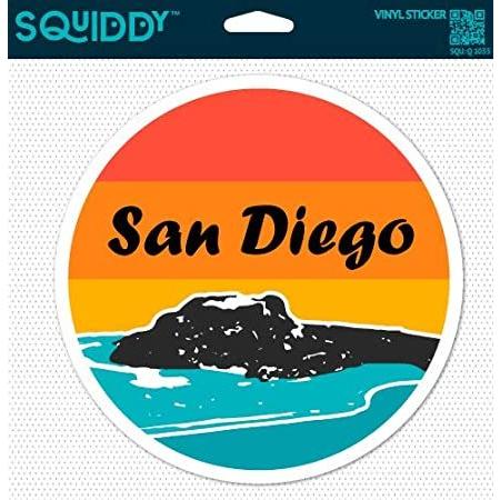 Squiddy San Diego Surf Ocean Beach Round - Vinyl S...