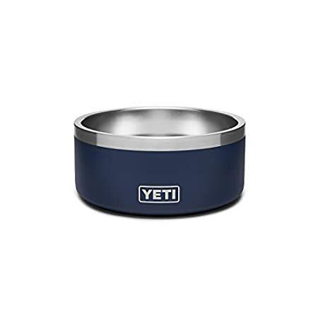 YETI Boomer 4 ステンレススチール ノンスリップドッグボウル 容量32オンス ネイビー