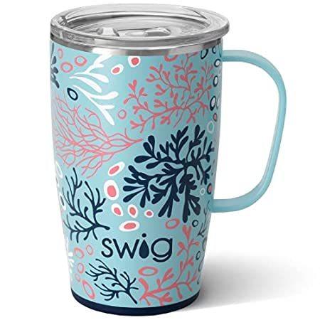 Swig Life 18oz Travel Mug with Handle and Lid, Sta...