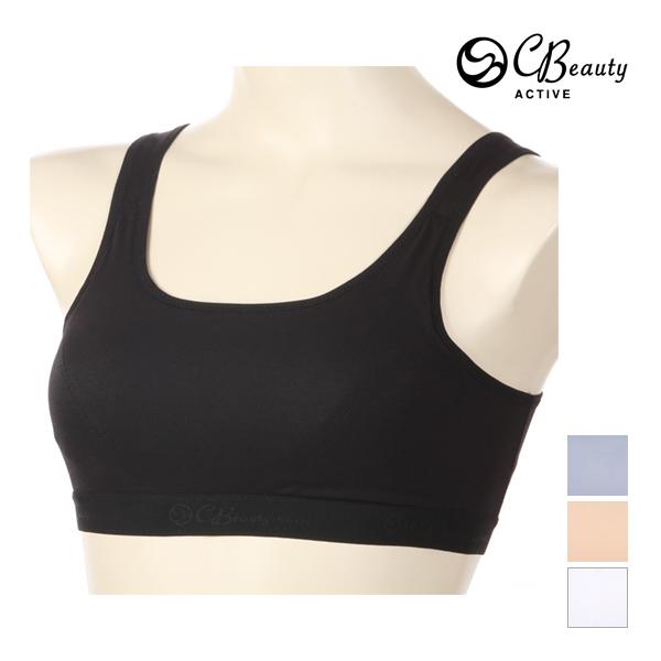 CBeauty ACTIVE クリアビューティーアクティブ 吸汗速乾 Uバック スポーツブラジャー ...