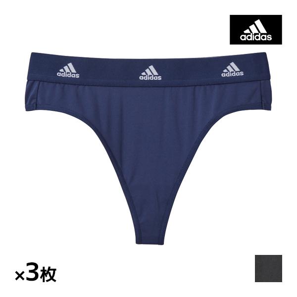 同色3枚セット adidas アディダス ハーフショーツ Tバック パンツ グンゼ GUNZE