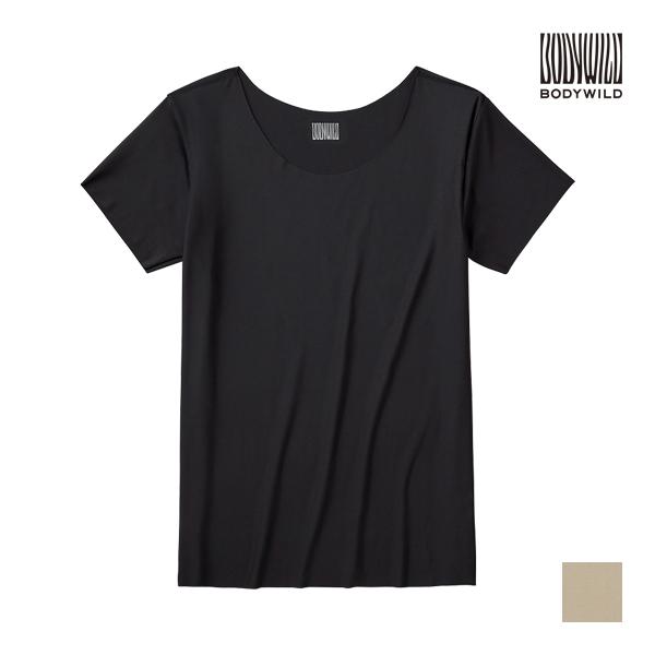 BODYWILD ボディワイルド Tシャツ専用インナー ボートネックTシャツ 脇パッド付き グンゼ ...