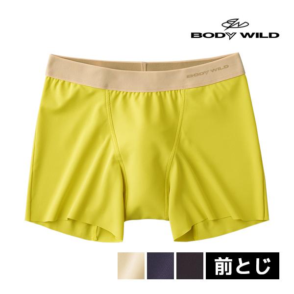 BODYWILD ボディワイルド e-BOXER ジェンダーニュートラル セミロングボクサー 前とじ...