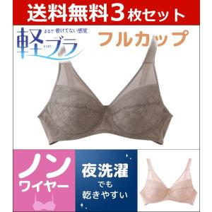 3枚セット ブラジャー ノンワイヤー ブラ ノンワイヤーブラ らくちん ワイヤーなし ワイヤレス 楽ブラ 大きいサイズ 軽い グンゼ GUNZE