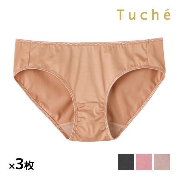同色3枚セット Tuche トゥシェ マシュマロボムブラ ハーフショーツ ペアショーツ グンゼ GU...