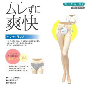 送料無料 ムレずに爽快 パンティ部レス サスペ...の詳細画像2