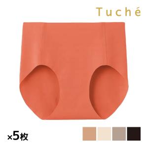 同色5枚セット Tuche トゥシェ 完全無縫製 縫い目0 ゼロ ハーフショーツ パンツ グンゼ GUNZE 日本製｜mote