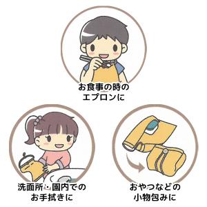 おりこうタオル 車 恐竜 おにぎり タオル 綿...の詳細画像1