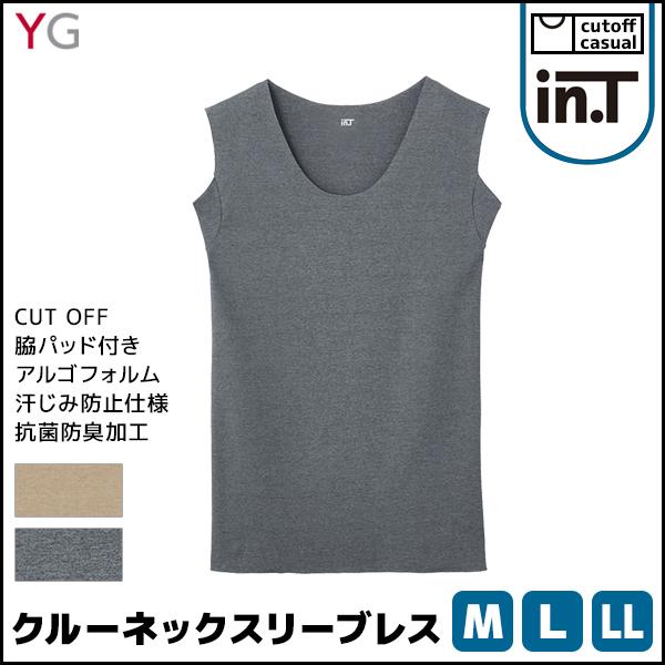 YG ワイジー Tシャツ専用インナー CUT OFF クルーネックスリーブレスシャツ 袖なし グンゼ...