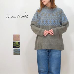 mao made（マオメイド） ほんのりAラインバックスリットプルオーバー