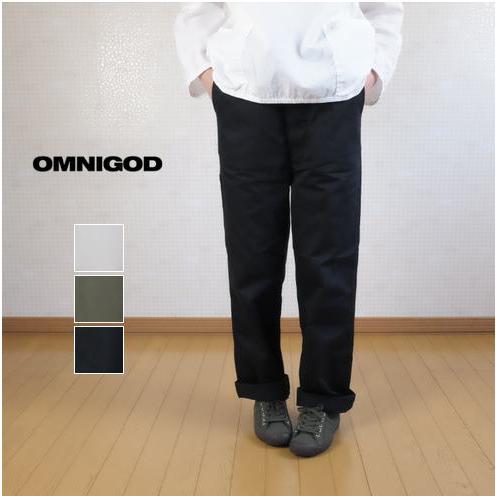 OMNIGOD（オムニゴッド）ヘリンボーンスレキ  トラバーユ イージーパンツ 日本製 レディース ...