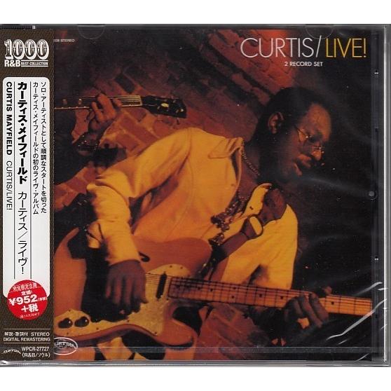 【CD】　カーティス・メイフィールド　/　カーティス/ライヴ！　ATLANTIC 1000 R＆B【...