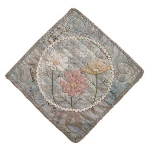 パッチワークキット 6月あじさいのミニタペストリー k-48 メール便対応