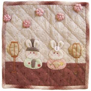 パッチワークキルトタペストリー 春のかわいい和風のパッチワークキルトタペストリー☆ タペストリー