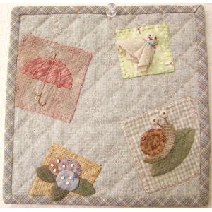 パッチワークキット 4月桜のミニタペストリー k-46 メール便対応商品