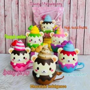 スクイーズ たべるな 牛乳果物プリン おもちゃ ゼリー 食品