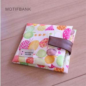 ハンドメイド】 携帯用ボックスティッシュケース つや消しラミネート