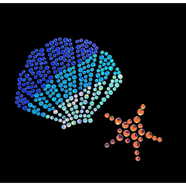 【MOTIFBANK DESIGN】SPANGLE （貝とヒトデ） mspc001