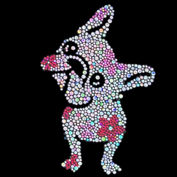【MOTIFBANK DESIGN】SPANGLE （フレンチブルドック 犬 Dog）mspc002