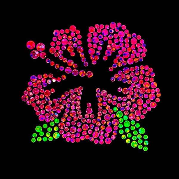 【MOTIFBANK DESIGN】SPANGLE （ハイビスカス）mspc003