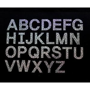 【アルファベット】 スパンコールモチーフ 【O〜Z】 アイロン接着可 ロゴに最適のＭサイズ ysp728-part2｜motifbank