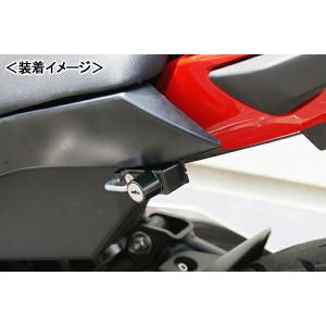 KIJIMA ヘルメットロック KAWASAKI用（ブラック）/Ninja650R・ER-6n（12-13） 303-1545｜moto-jam