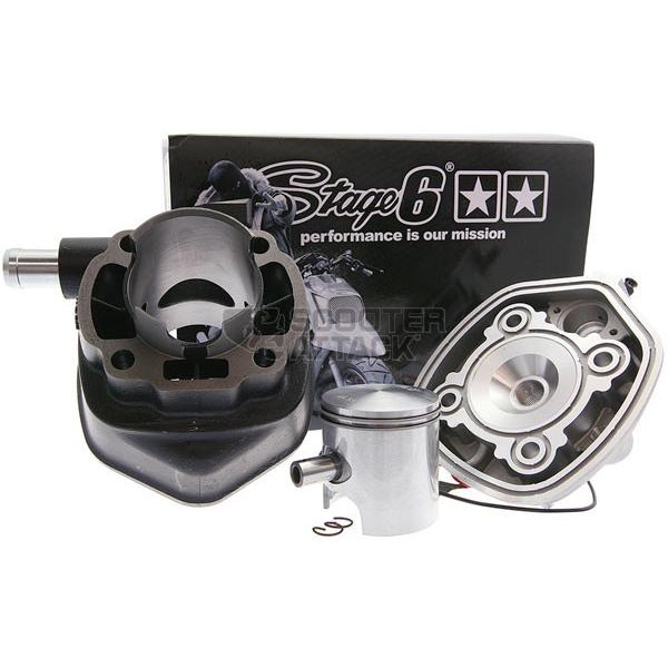KN企画 STAGE6 水冷スチールシリンダー 68cc（47mm）/AEROX50・リモコンJOG...