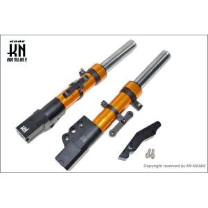 KN企画 NCY フロントフォークインナーチューブセット（N-17）ブラック