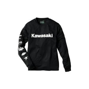 KAWASAKI カワサキ COOL-TEX ロングTシャツ（ブラック）LLサイズ J8901-0782｜moto-jam