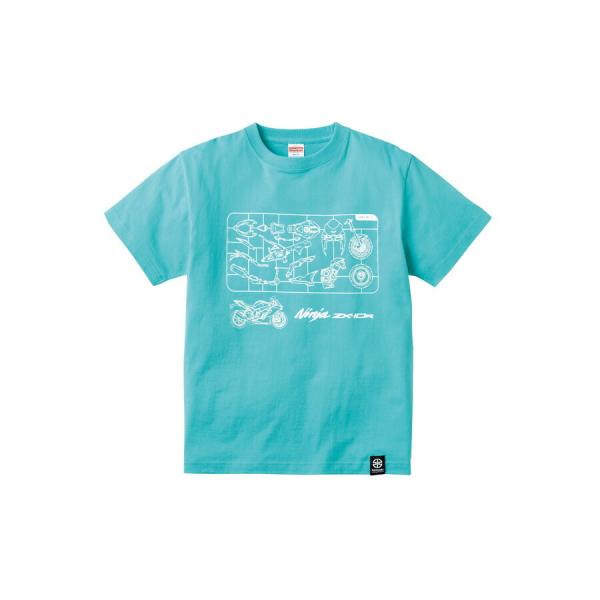 KAWASAKI カワサキ デザイナーズTシャツ Ninja ZX-10R Plastic Mode...