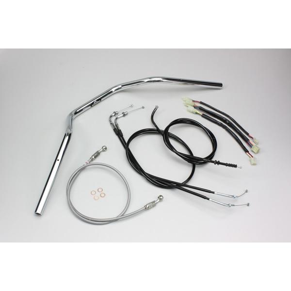 HURRICANE Z2-TYPE ハンドルKIT/W800＜ブレーキホース：オリジナル フルステン...