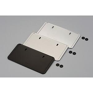 POSH Faith アルミライセンスプレート プレーン（メッキ） 500195-33-10