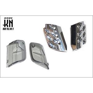 カワサキ ウインカー付 ヘッドライト カウルマスク ホワイト 白