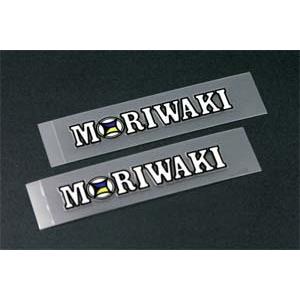 【ネコポス対応】MORIWAKI モリワキ レーシング ステッカー Sサイズ（2枚入り） MORIWAKI RACING STICKER SMALL 0S800-30000-41｜moto-jam