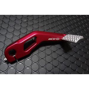 KN企画 BCD キックペダル（RED/SILVER）ロゴ/BW’S100・グランドアクシス C00...