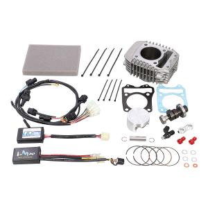 RSY 走り屋倶楽部 ステンレス手巻きチャンバー（レッド）/NSR50[AC10